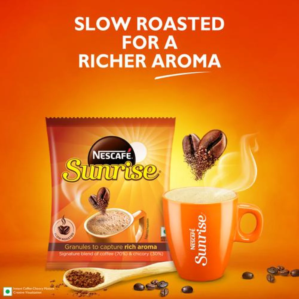Nescafe  Sunrise Instant Coffee - Chicory Mixture, 50 g-6.webp